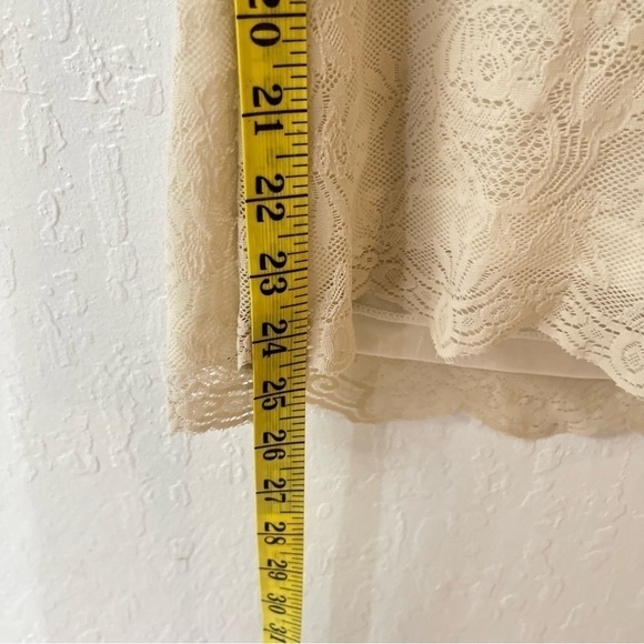 Vintage Larsen New York Lace Y2K Tank Sleeveless Cami Cream Neutral L - Picture 10 of 12